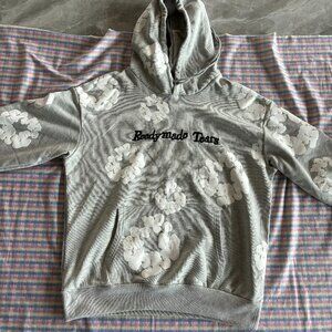 ReadyMade Tears Gray Graphic Hoodie